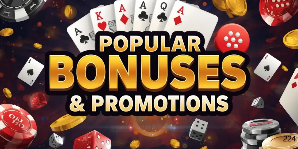 Popular Bonuses & Promotions 