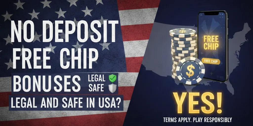 No Deposit Free Chip Bonuses Legal