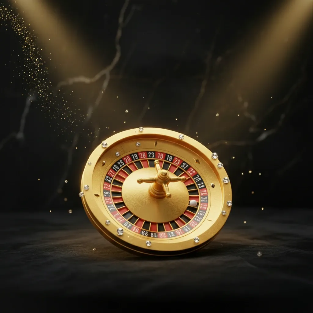 Luxury Gold Roulette and Dice