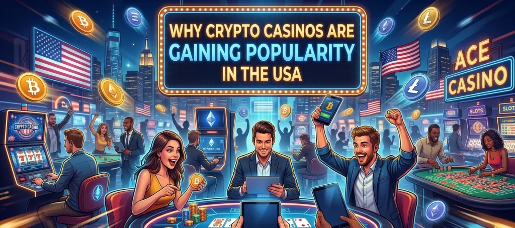 Why Crypto Casinos Are Gaining Popularity In The USA