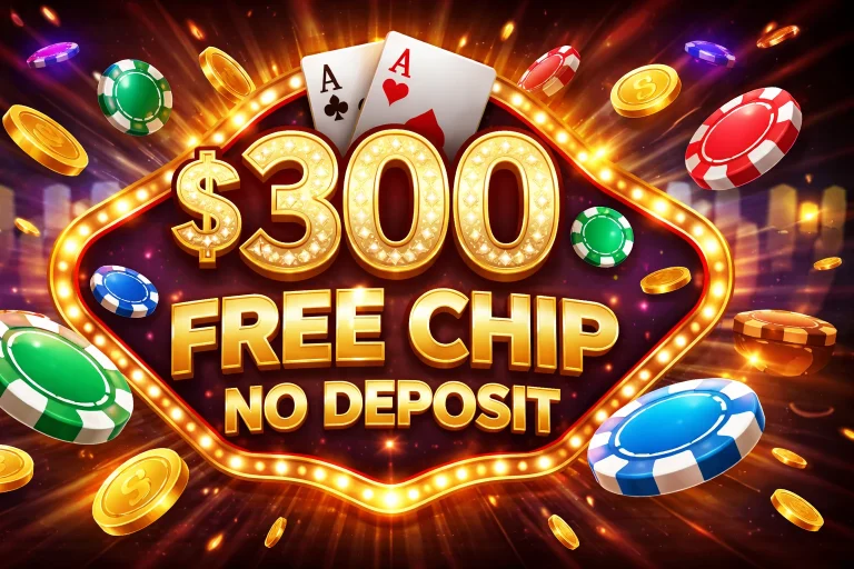 $300 Free Chip No Deposit