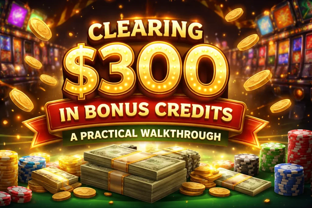 Clearing $300 In Bonus Credits A Practical Walkthrough